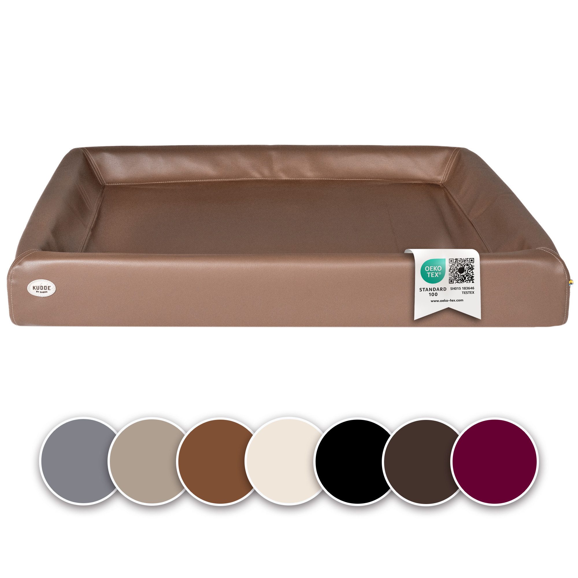 Hundekorb KUDDE Orthopädisch - Waschbar & Wasserabweisend - Ergonomisch aus