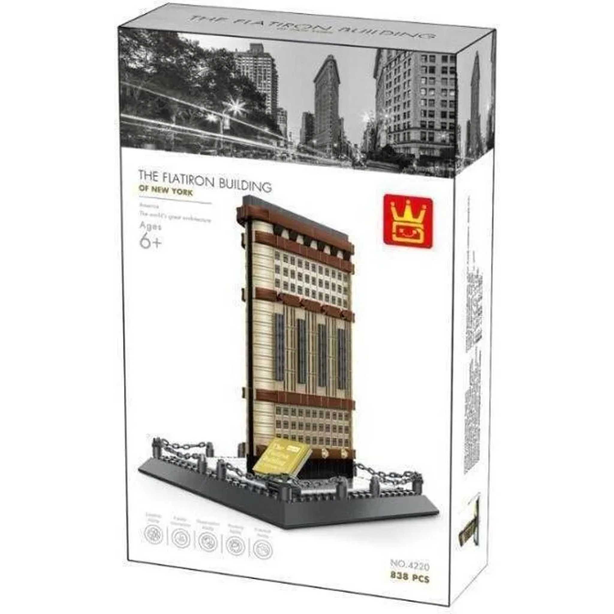 Wange 4220 - The Flatiron Building (Wange) Spielbausteine, (838 St)