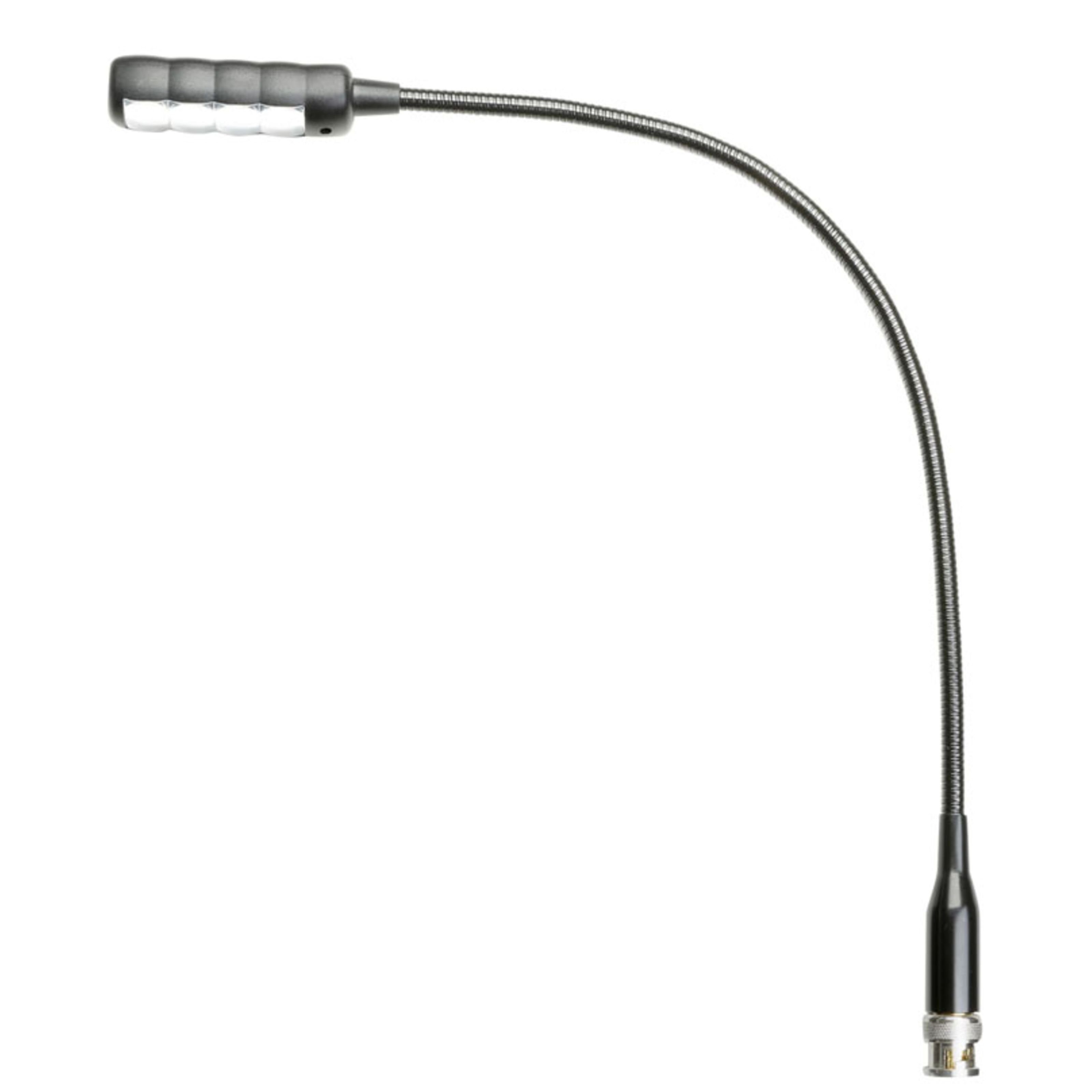 Adam Hall Klemmleuchte, SLED 1 ULTRA BNC mit 4 COB LED Schwanenhalsleuchte -