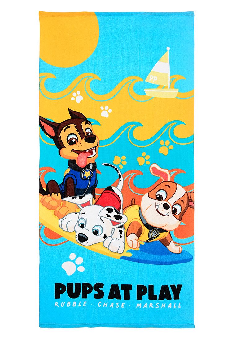 PAW PATROL Handtuch Badetuch Kinder Jungen Chase 70x140cm