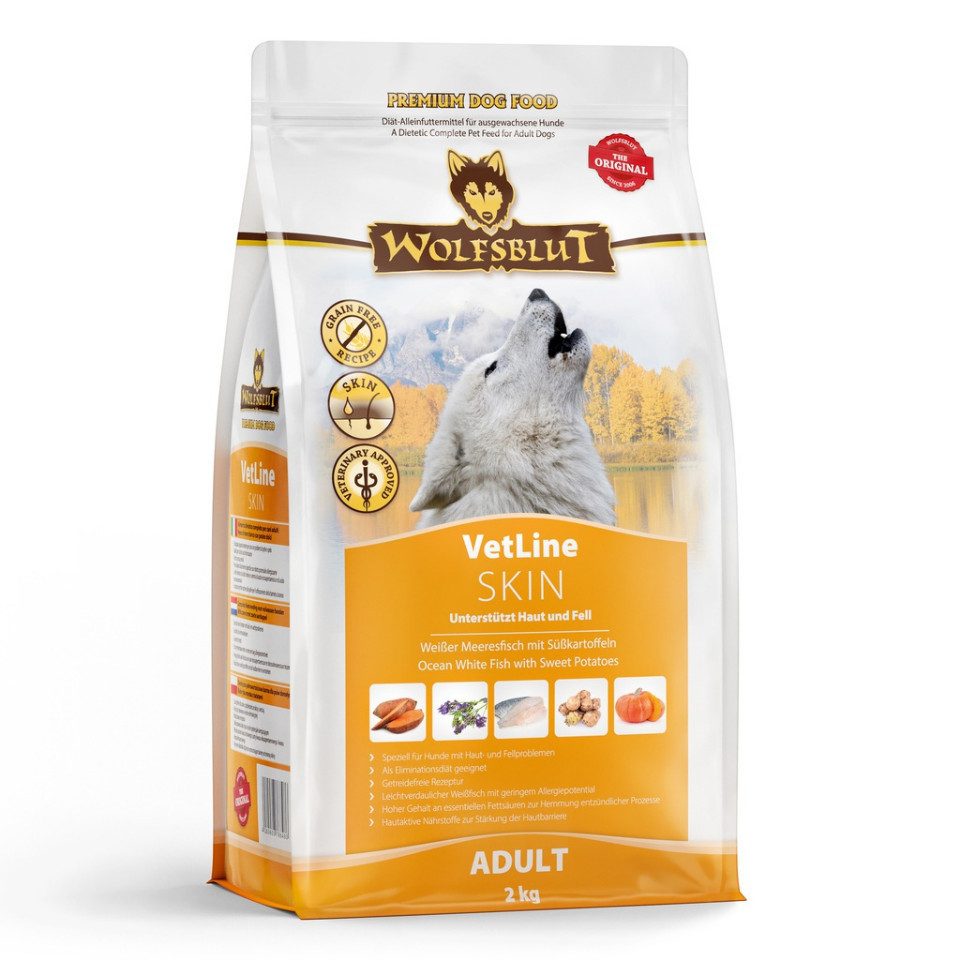Wolfsblut Vetline Skin & Coat - Premium Trockenfutter bei Haut- & Fellproblemen