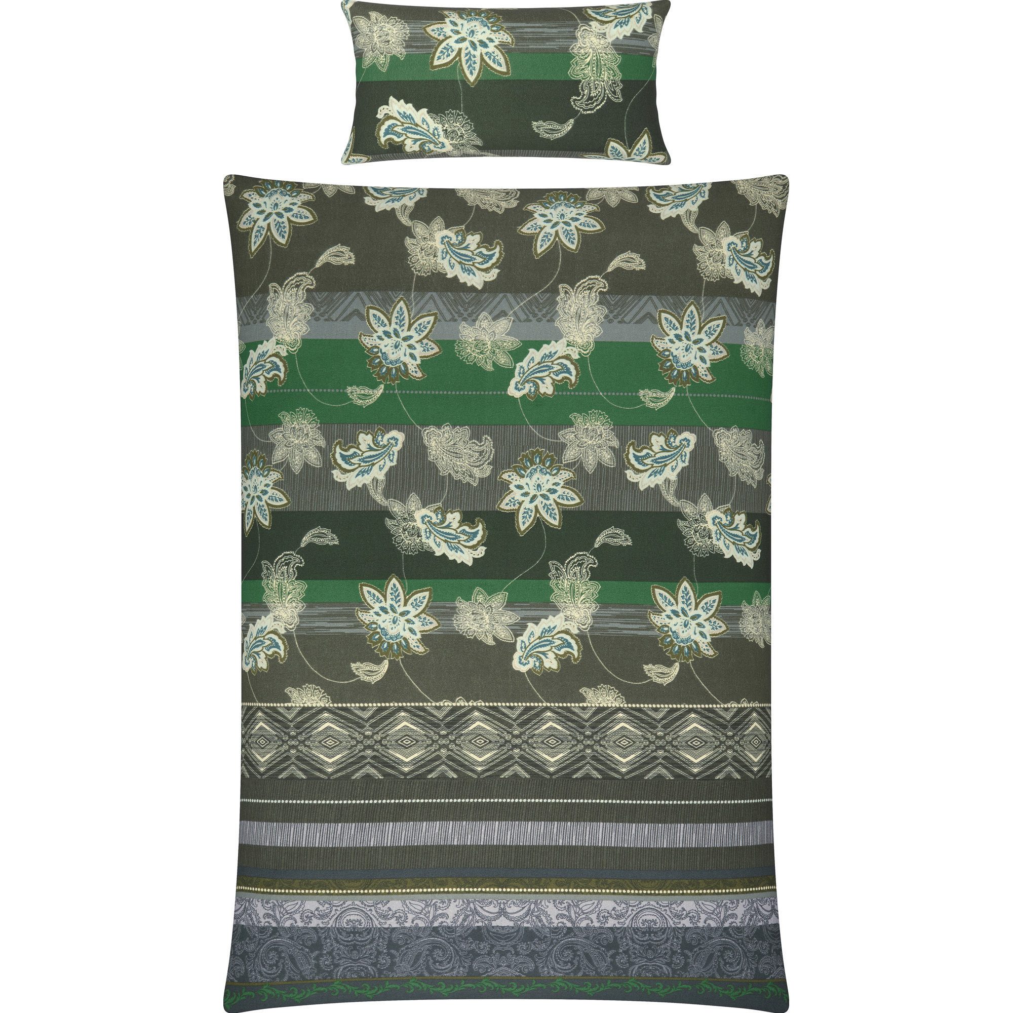 Erwin Müller Bettwäsche Bettwäsche, Biber, Edelflanell Blumen günstig online kaufen