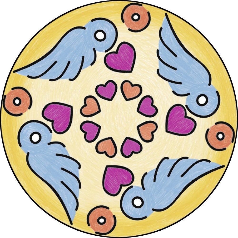 Ravensburger Mandala Designer, Mandalas, Spielzeug, Kunst, Handwerk, Kinder-Bastelsets, Zeichen und Malen, ideal als Geschenk