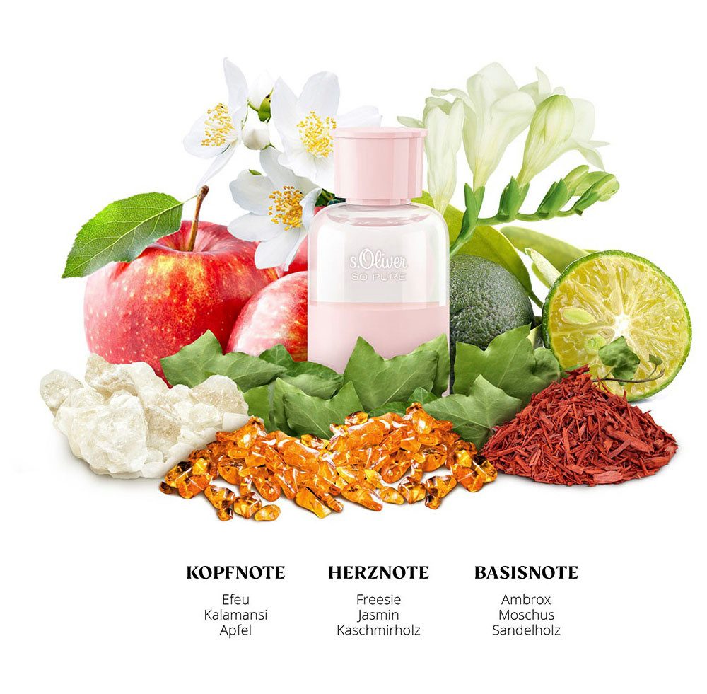 s.Oliver s.Oliver So Pure Women EDT NATURAL SPRAY 50 ML, 1-tlg., mit frischer Note