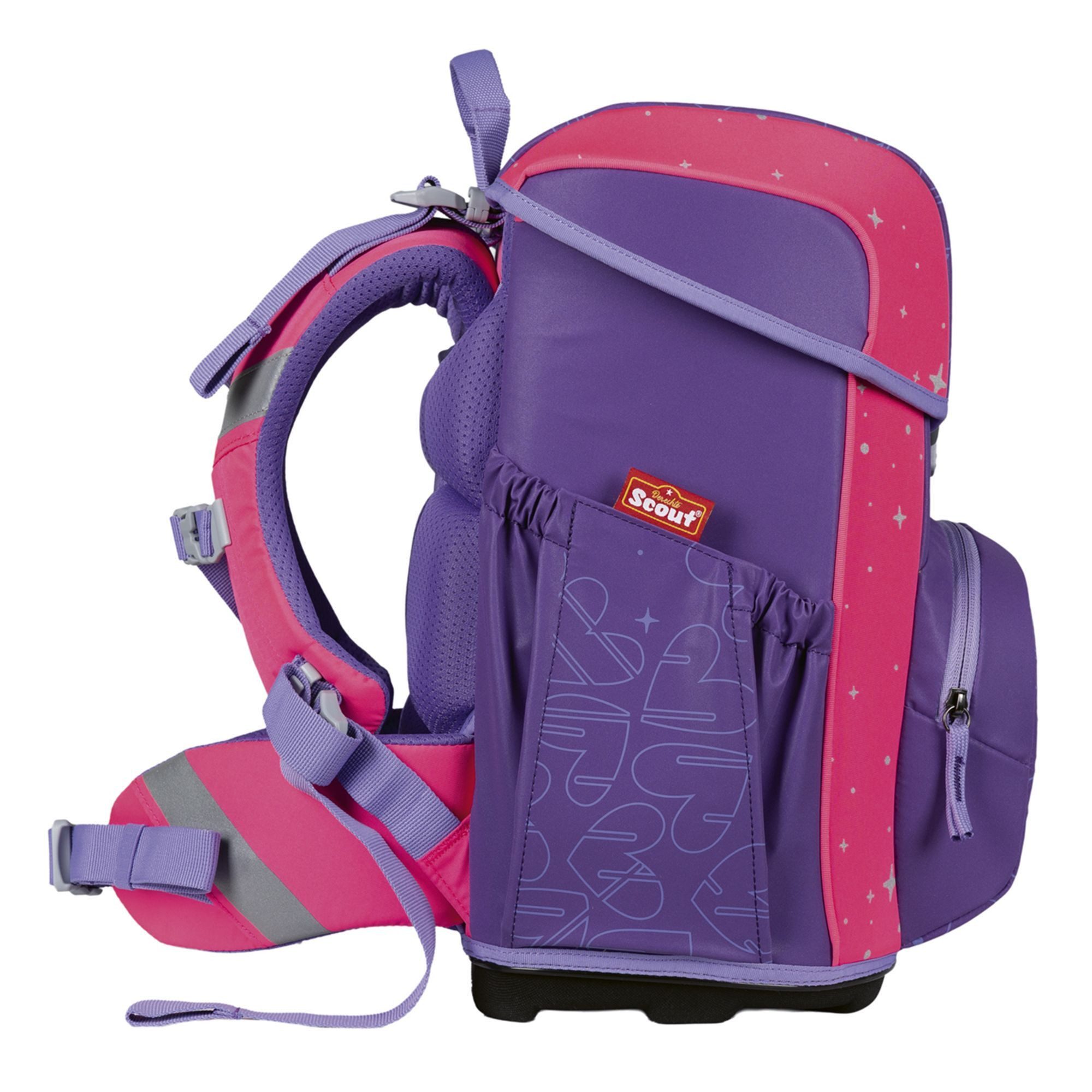 Scout Schulranzen Neo Exklusiv (4-tlg), Polyester