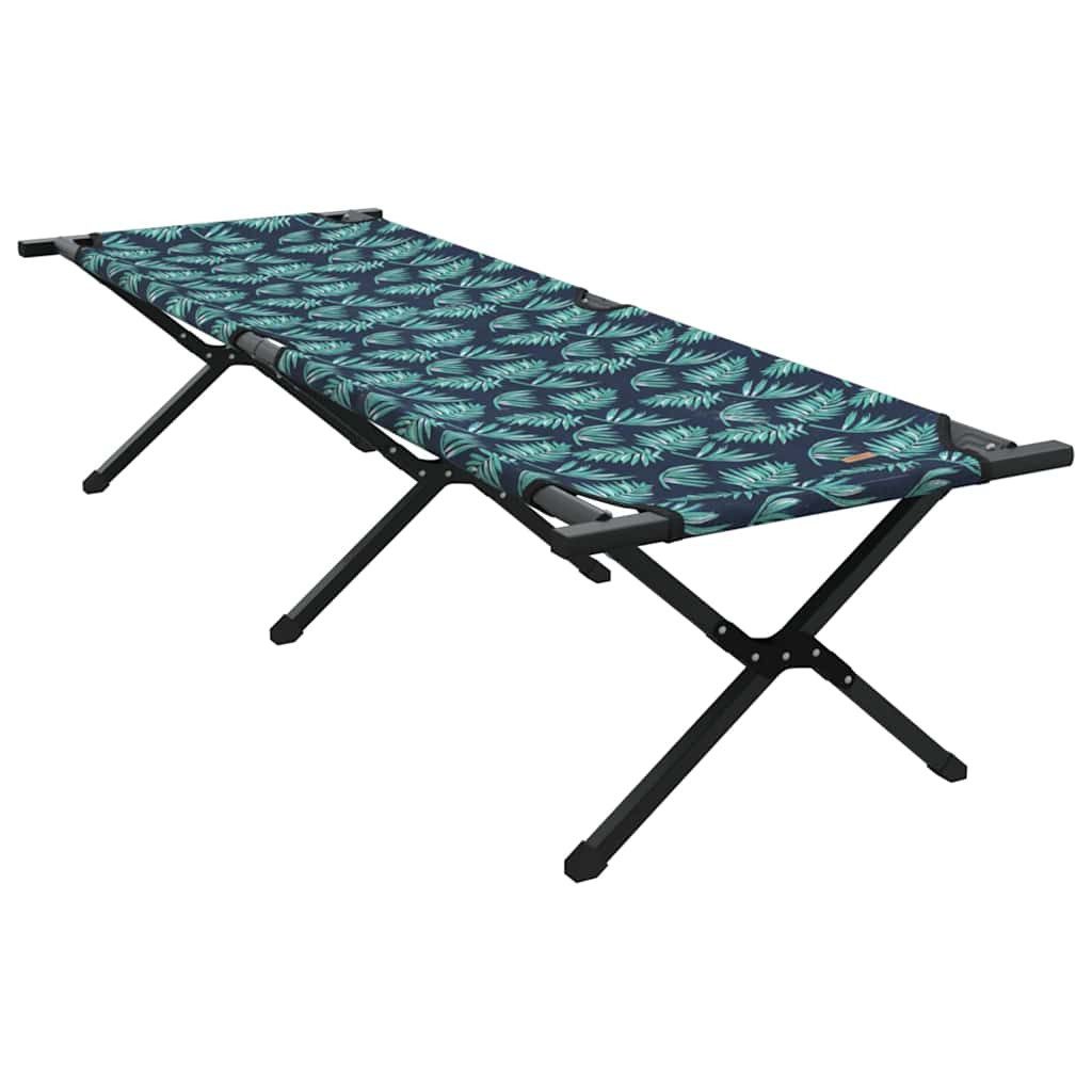 vidaXL Feldbett Klapp Schlafbett fürs Camping Blatt Wald 193 x 69 x 45 cm (1-St)