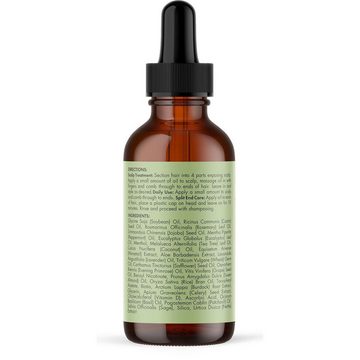 Mielle Organics Haaröl Rosmarin Öl für Haare 59ml, Kopfhaut- & Haaröl für Haarwachstum, Haarpflege Produkte Vitamin, Haarserum, Rosemary oil, Hair Oil, Öl Haare Herren & Damen, Haarwachstum Biotin, Pflege, Rosmarinöl für Haare, Haaröl Kopfhaut Frauen & Männer gegen Spliss