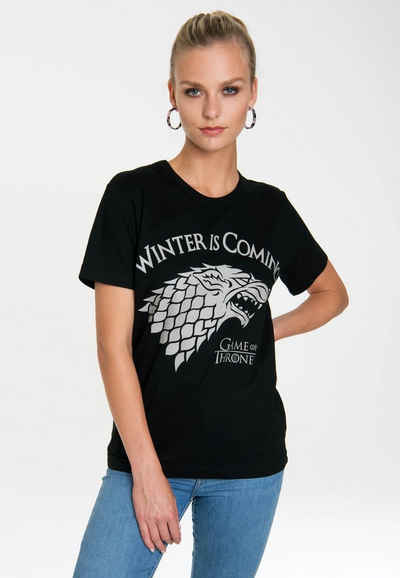 LOGOSHIRT Print-Shirt »Game of Thrones« mit lizenziertem Originaldesign