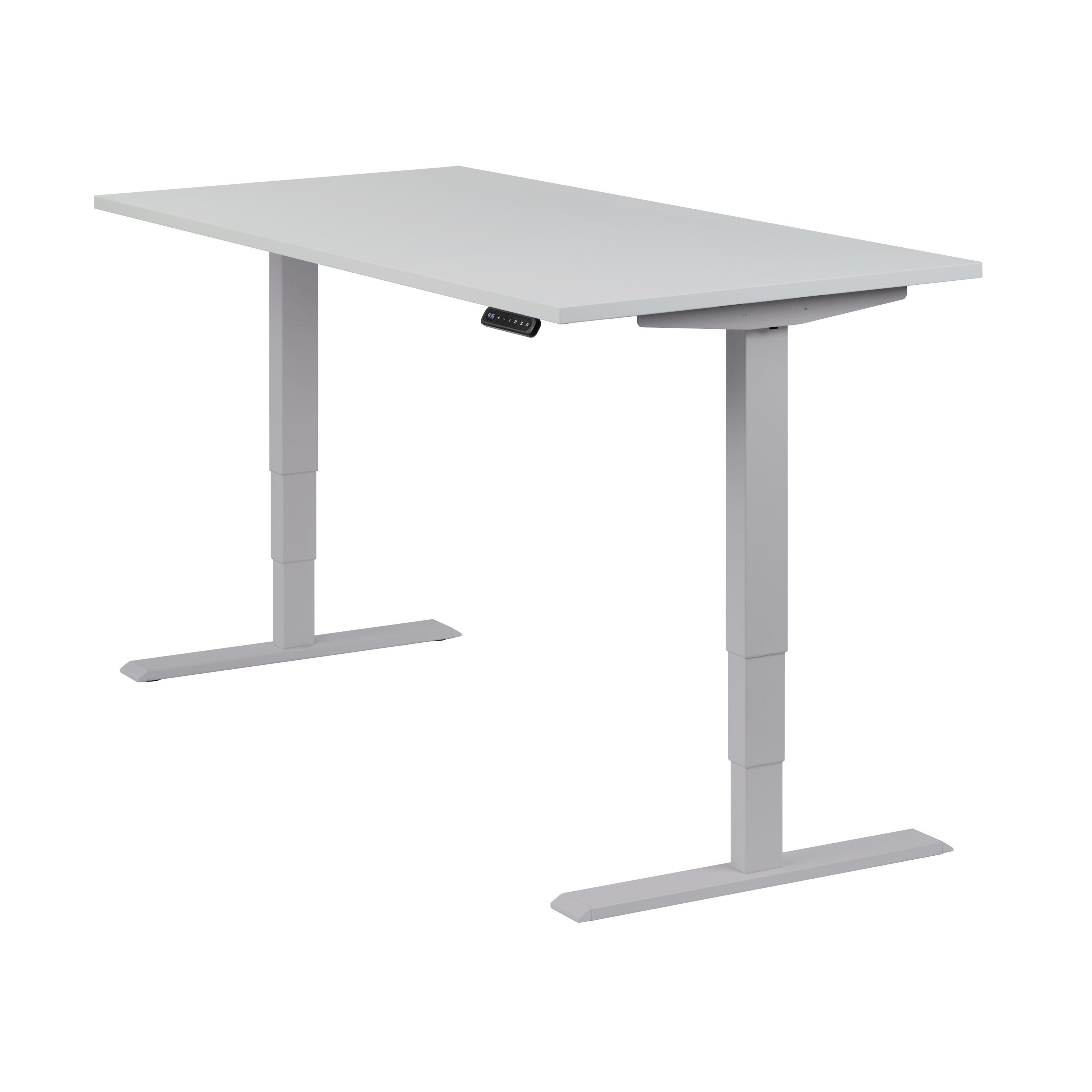 boho office® Schreibtisch Homedesk, Silber elektrisch günstig online kaufen