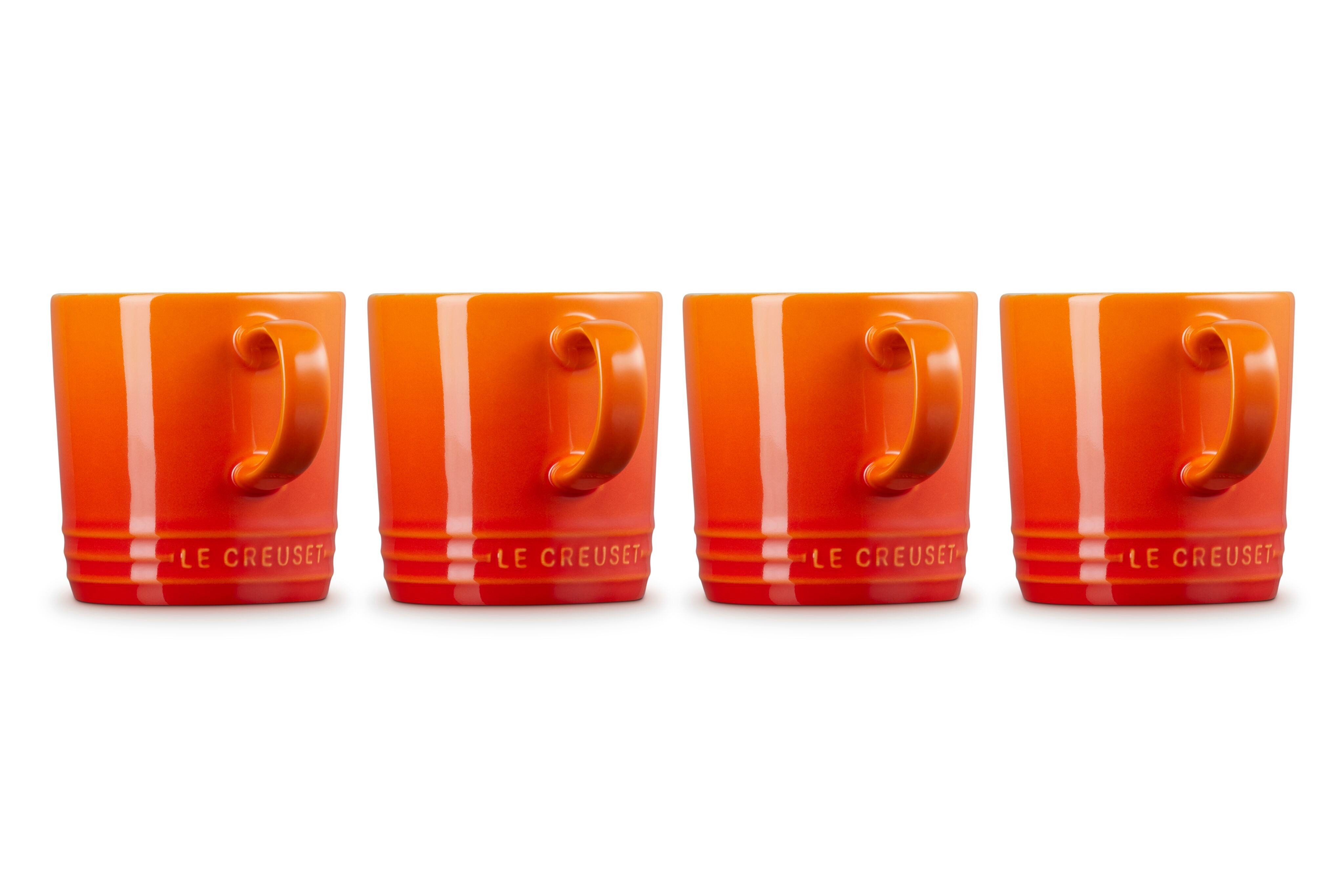LE CREUSET Tasse Becher-Set, Ofenrot 79113350900000