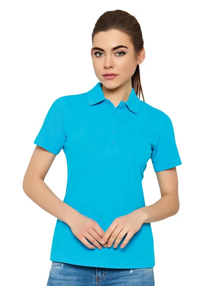Ismont Poloshirt Damen Polo-Shirt Türkise – ISMONT 01 M066-31
