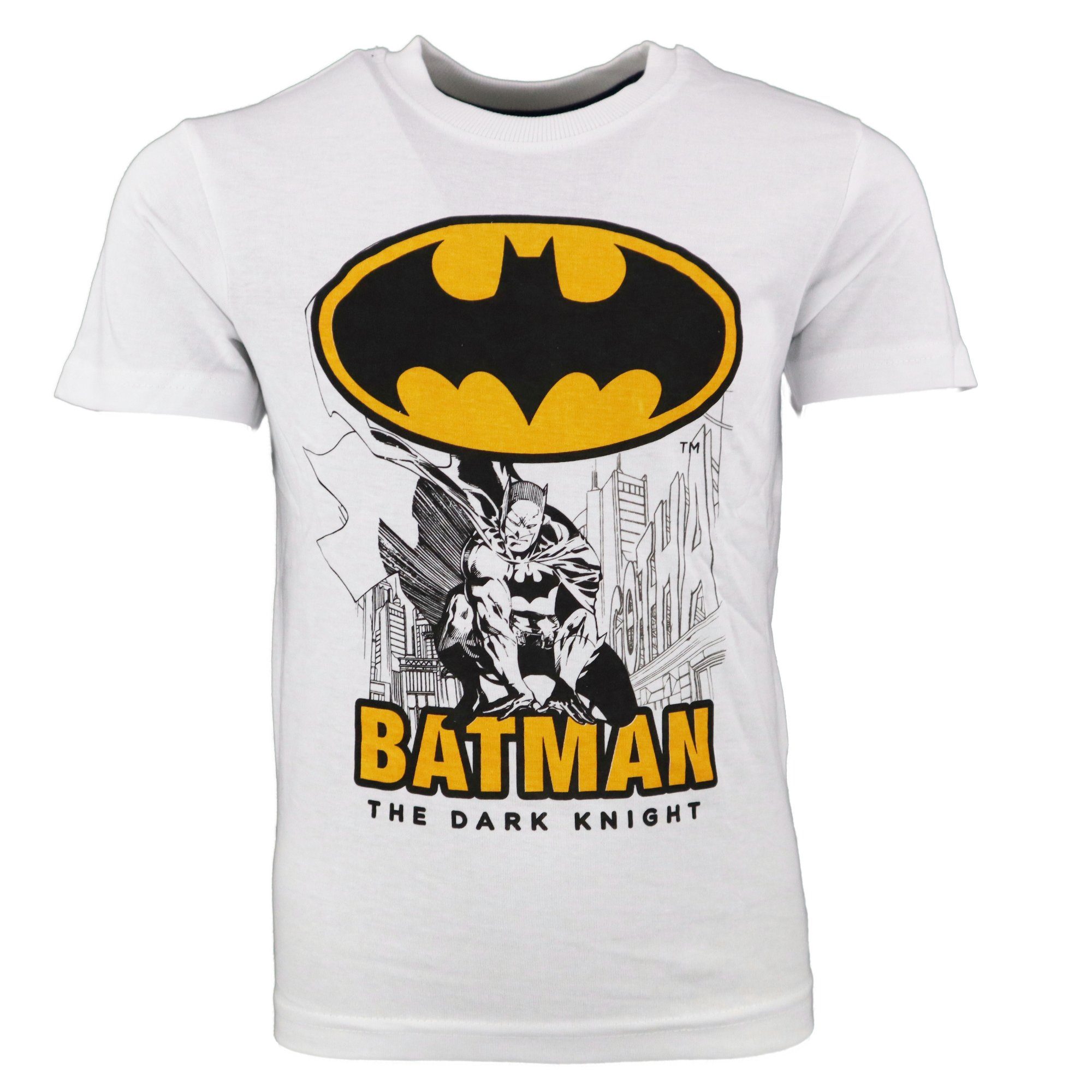 Comics bis Batman Pyjama Comics DC 104 Kinder DC kurz Gr. Weiß Schlafanzug 134