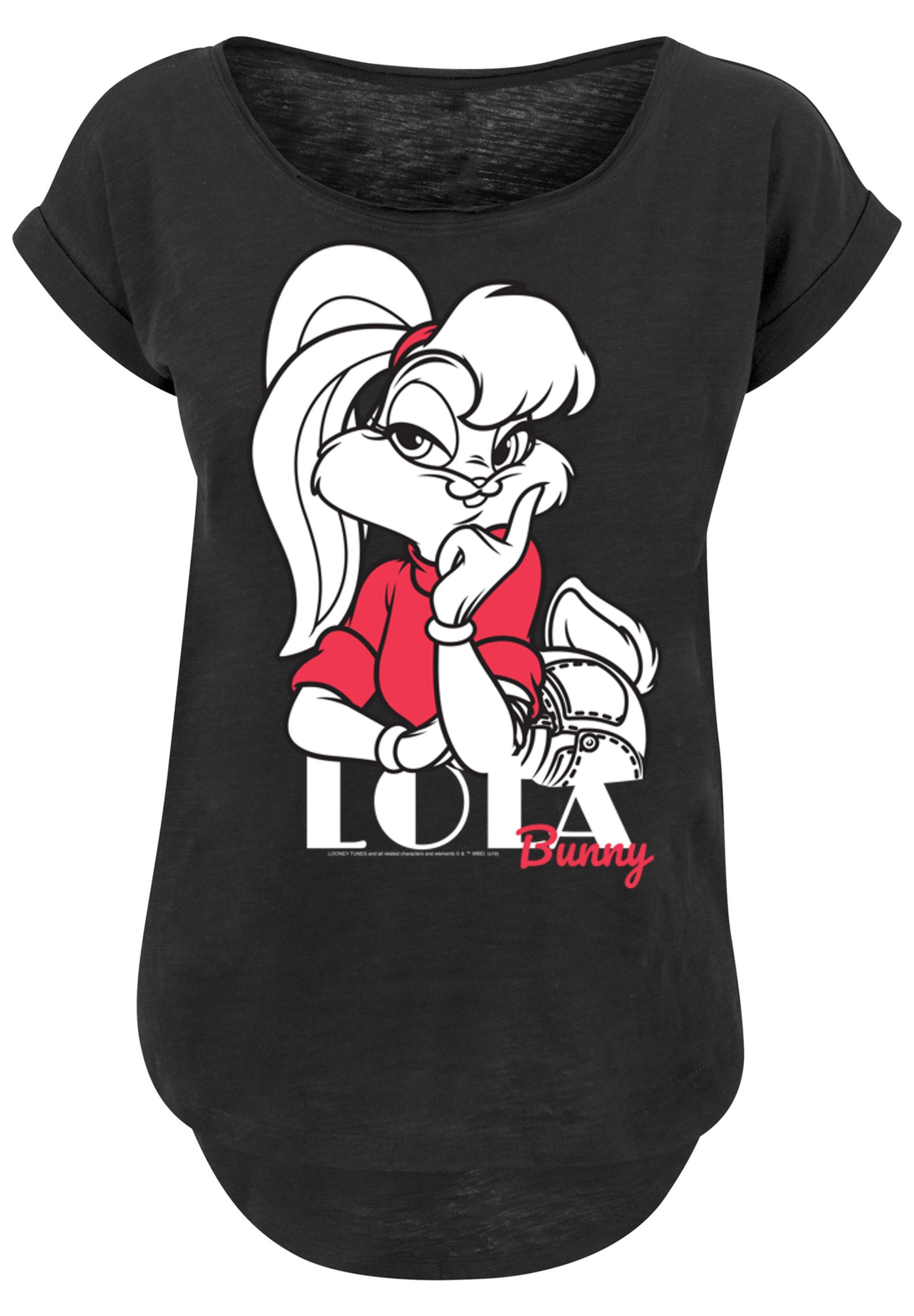 Damen Shirts F4NT4STIC T-Shirt Long Cut T-Shirt Looney Tunes Classic Lola Bunny