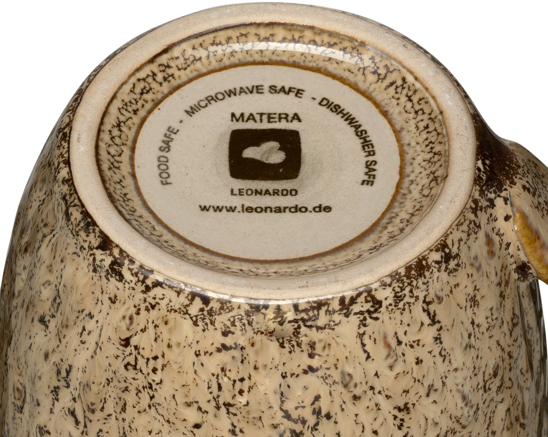 Matera, LEONARDO 6-teilig Becher ml, Keramik, 430 sand