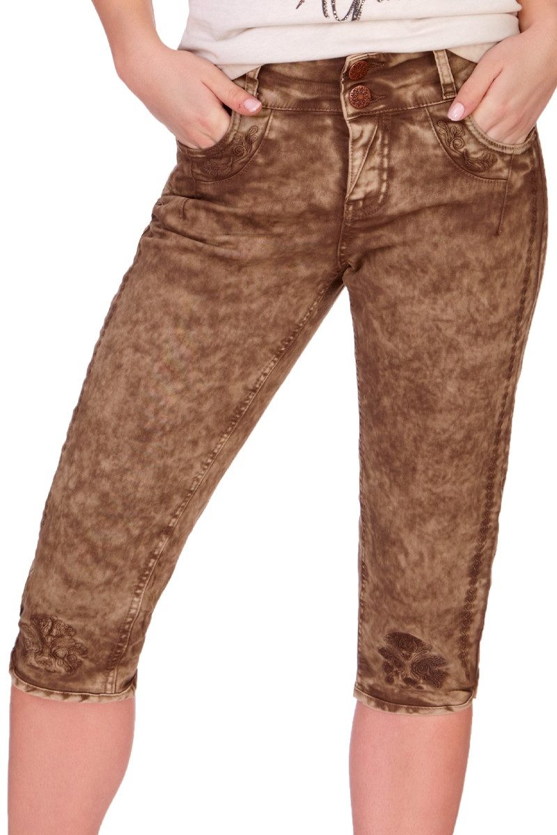 Hangowear Trachtenjeans Trachtenjeans Damen - HENDRINA KB - hellgrau, schla günstig online kaufen