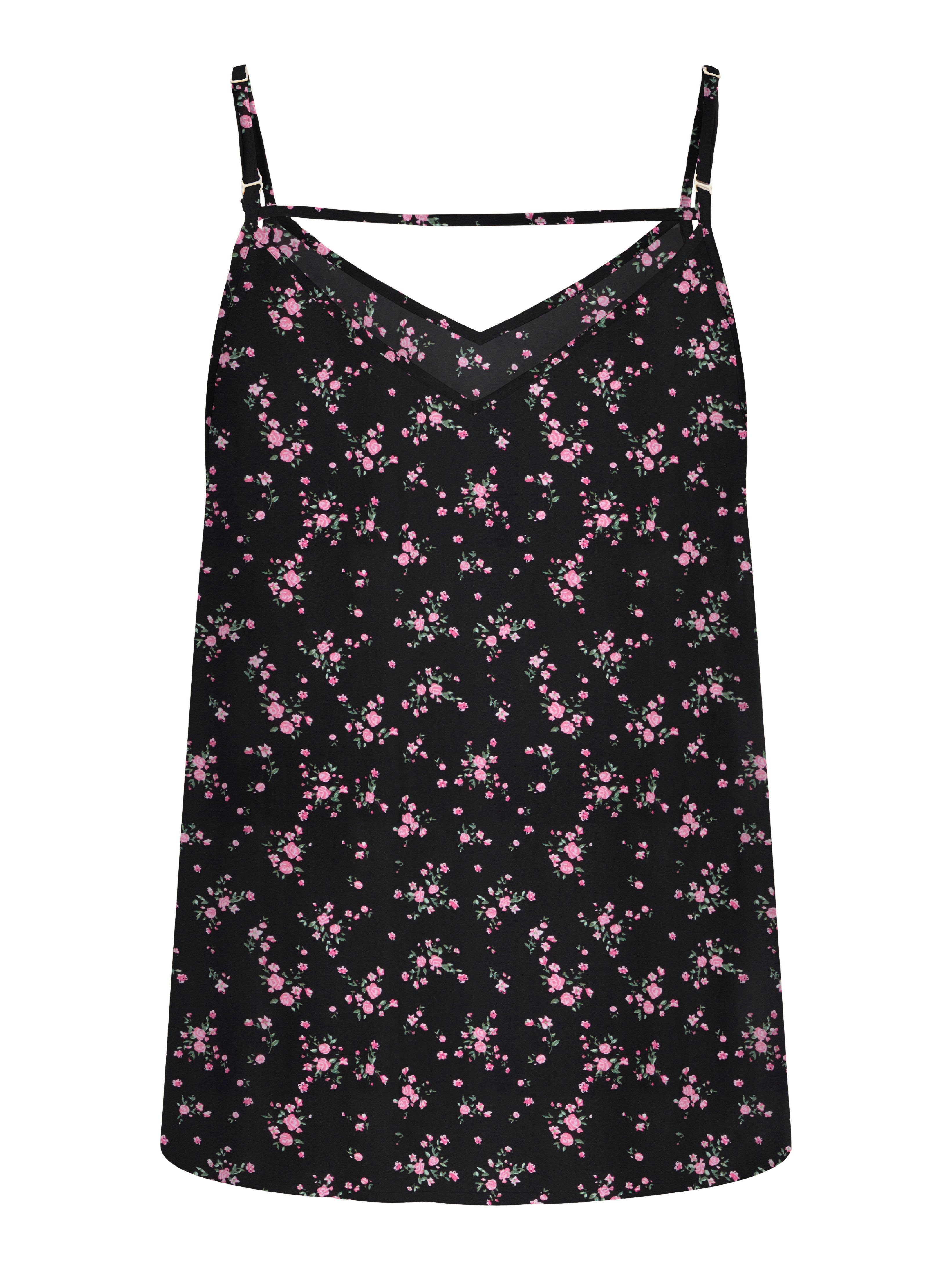 ONLY Spaghettitop ONLNOVA LIFE PARIS SINGLET AOP PTM Viskose, regular fit, günstig online kaufen