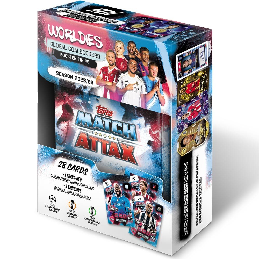 Topps Sammelkarte Match Attax Champions League 2025/26 1 Mini Tin Box (zufällige Auswahl