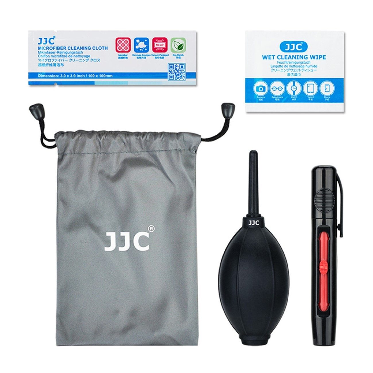 JJC Kamerazubehör-Set Reinigungsset für Kameras Objektive Filter Blasebalg Objektivreinigung