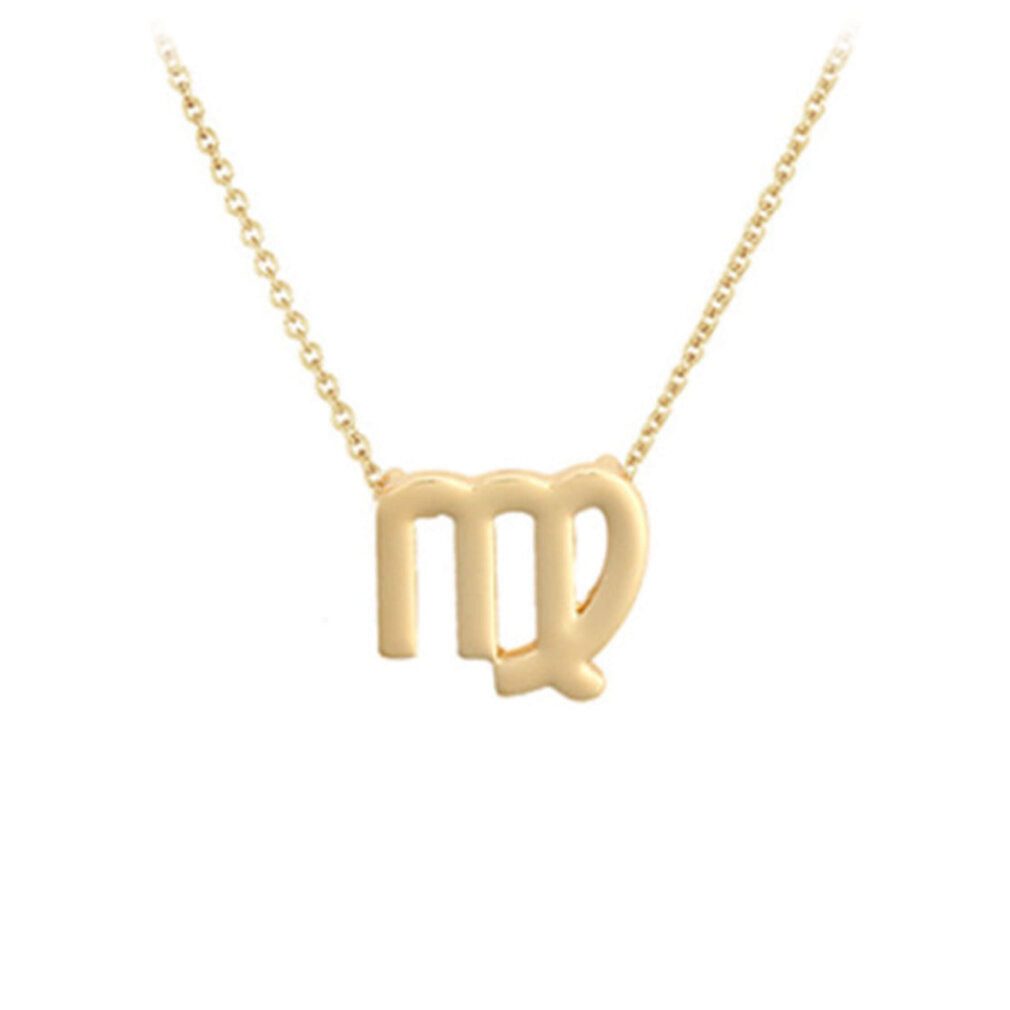 JVD Kette mit Einhänger Gold plated necklace with pendant Virgo SVLN0195XH2GOPA