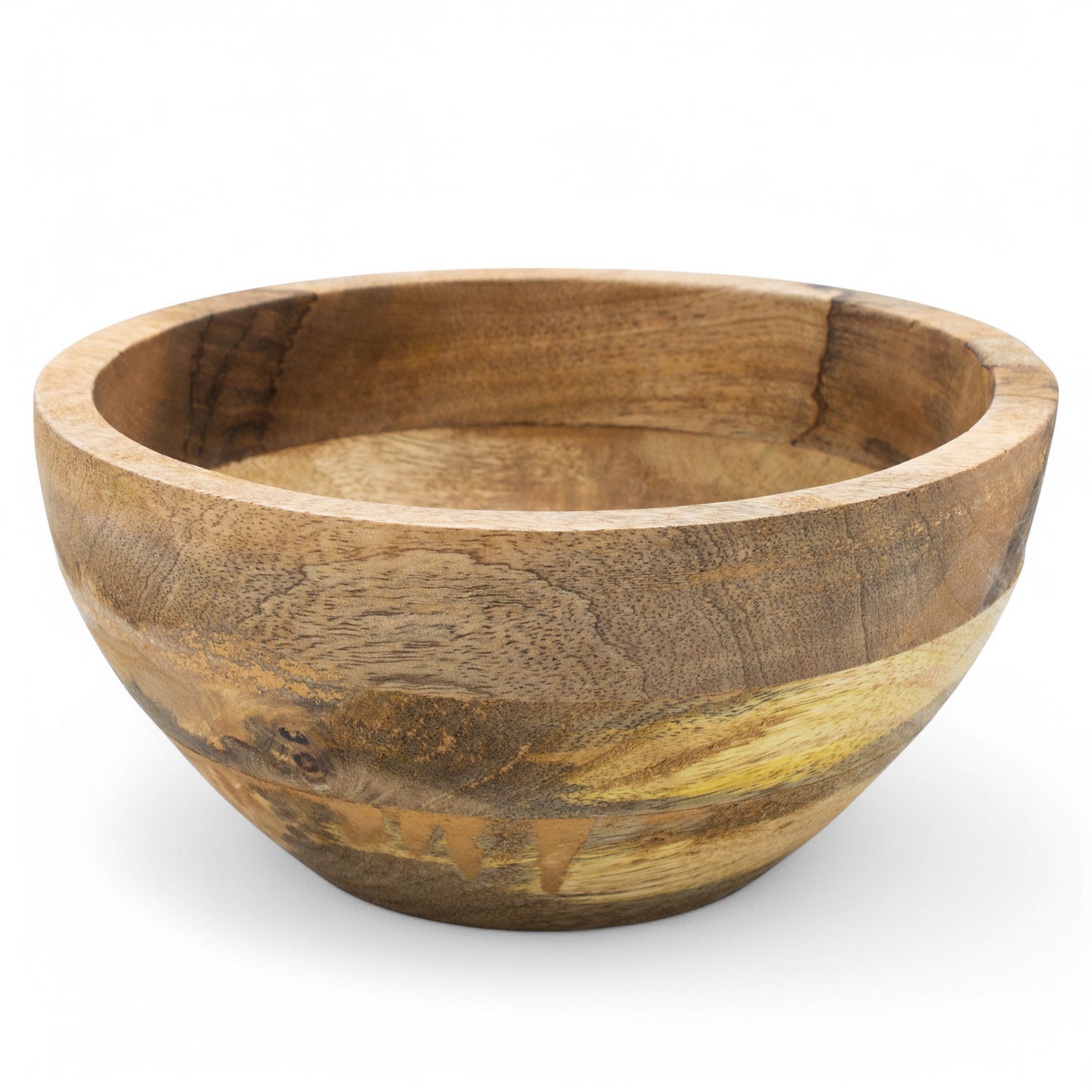 Spetebo Dekoschale Mango Deko Schale natur - 20 cm (Artikel, 1 St., Holzsch günstig online kaufen