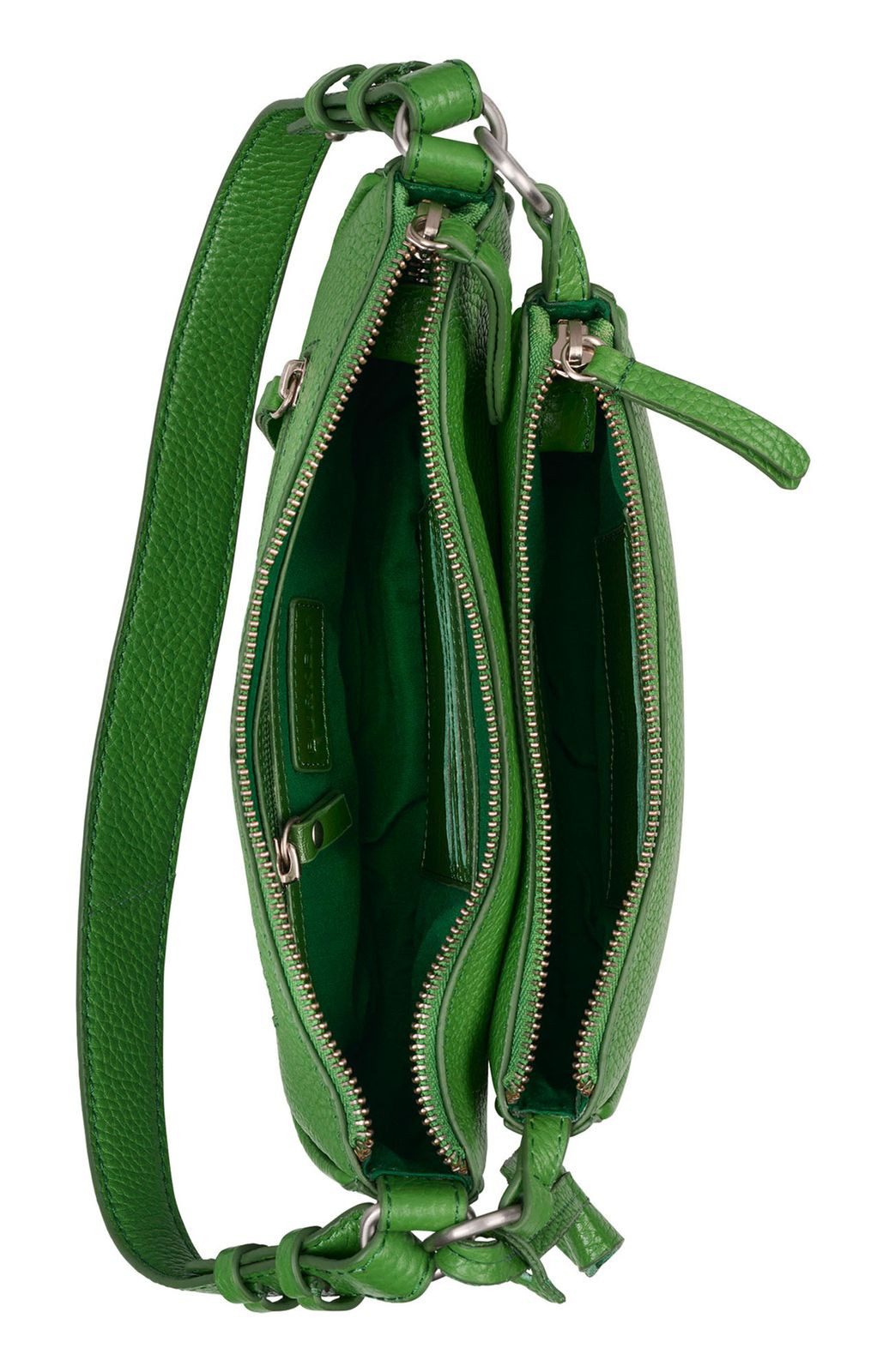 Burkely Schultertasche Double Shoulderbag (Set, 2-tlg), aus echtem Leder