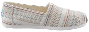 TOMS ALPARGATA Espadrille mit kleinem Stretcheinsatz, schmale Form