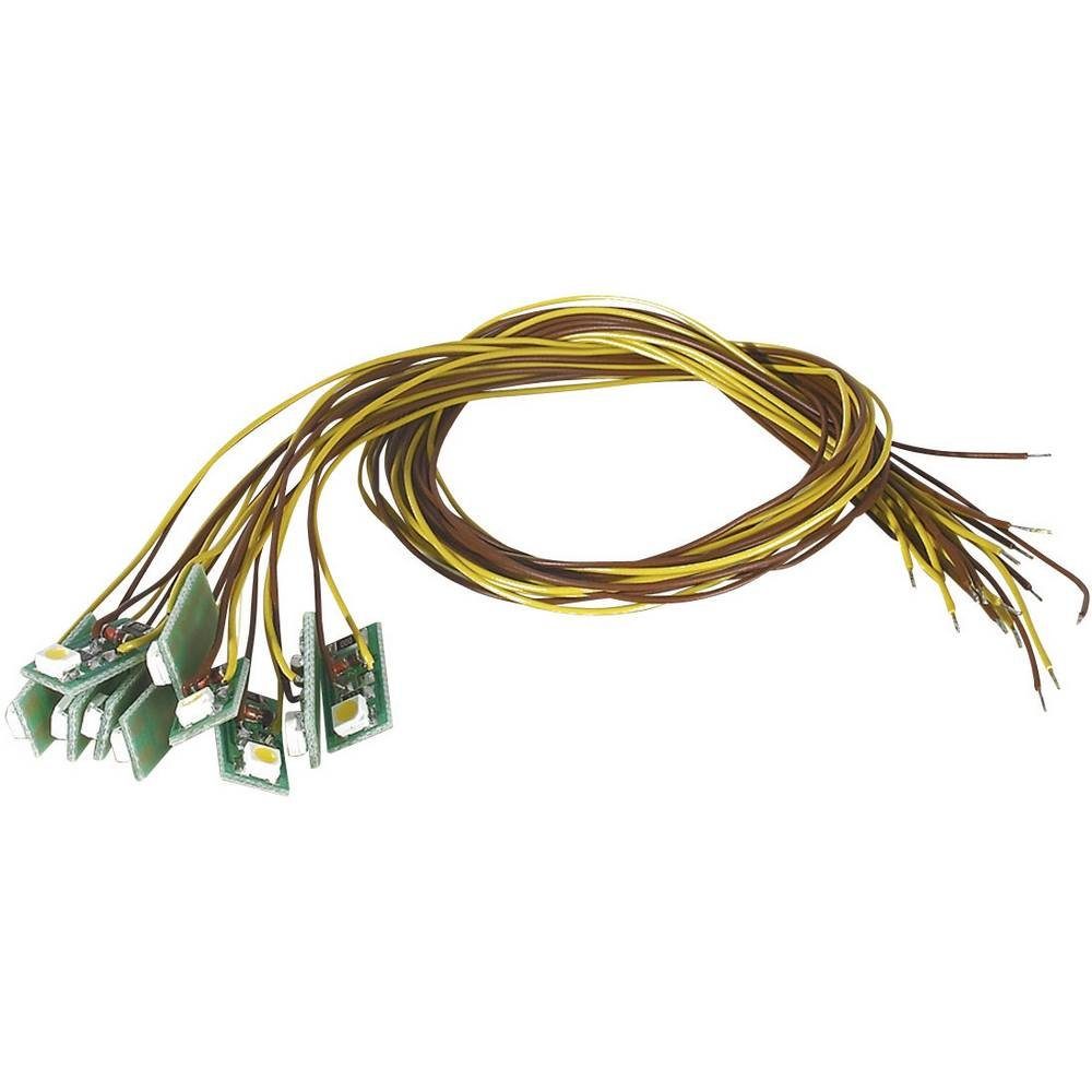 Viessmann Modelleisenbahn-Signal 10er-Set Hausbeleuchtung 6008, mit LEDs
