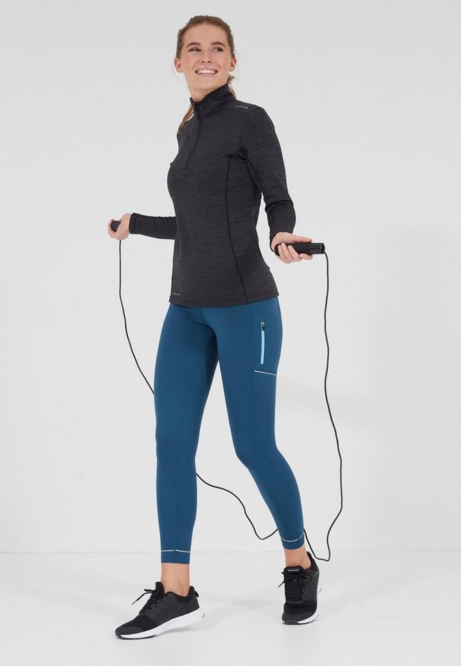 ENDURANCE Langarmshirt NIAGA WAFFLE mit innovativer QUICK DRY-Technologie,  Vielseitiges Funktionsshirt für Damen von ENDURANCE