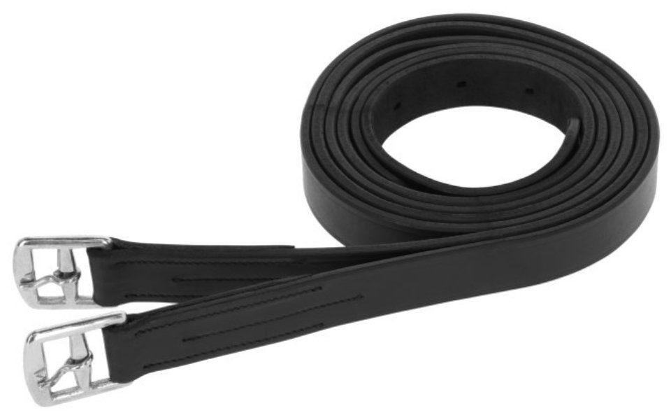 Kerbl Steigbügel Steigbügelriemen Leder 25 mm 130 cm schwarz 32639, (1-St)