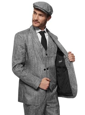 Opposuits Kostüm SuitMeister 20s Gangster, Kostümanzug mit Weste im Stil der 20er Jahre