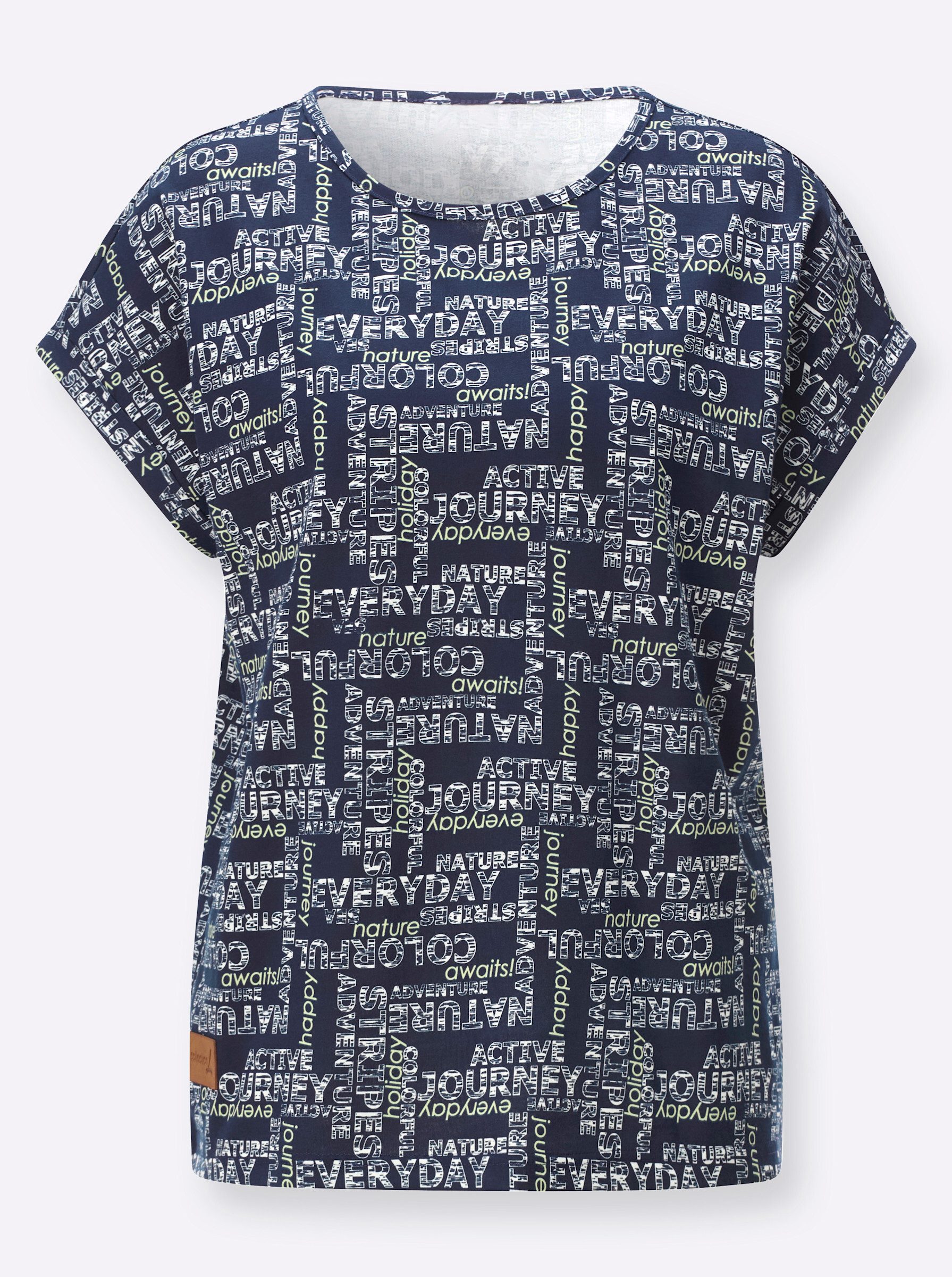 T-Shirt Druck-Shirt Extra kurz