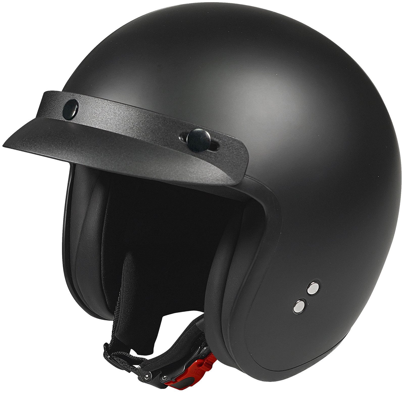 ROCC Motorradhelm Rocc Classic Jethelm Matt-Schwarz XXL (1er Set), jethelm für motorrad