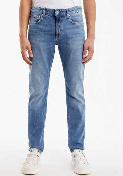 Calvin Klein Джинси Tapered-fit-Jeans SLIM TAPER mit Calvin Klein Leder-Badge