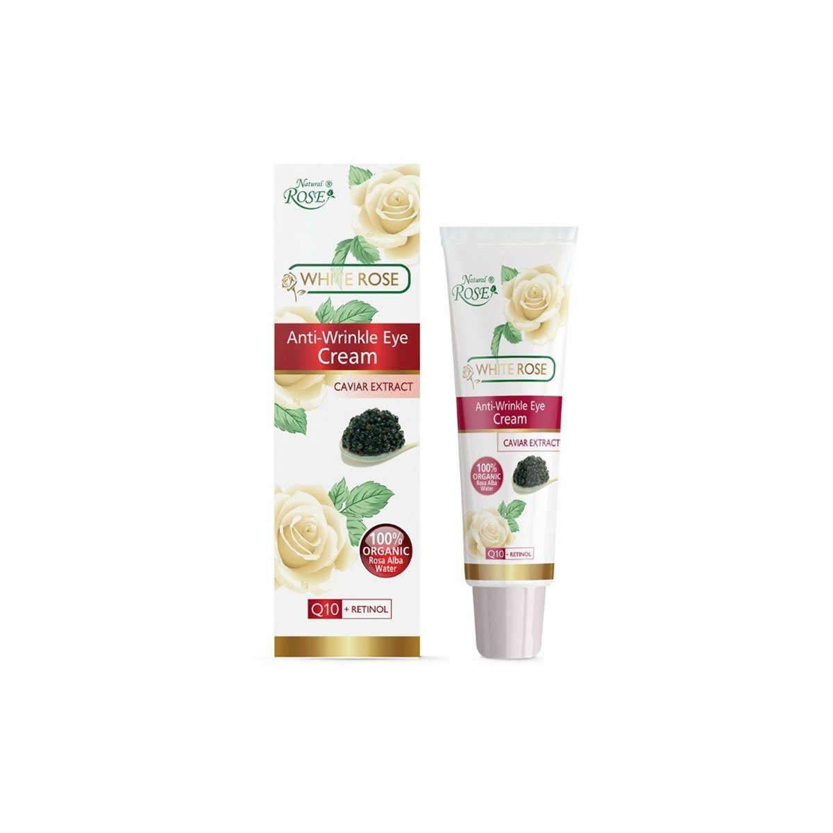 Cosmetics Schwarzer Arsy Augencreme Rose Augencreme Kaviar Weiße