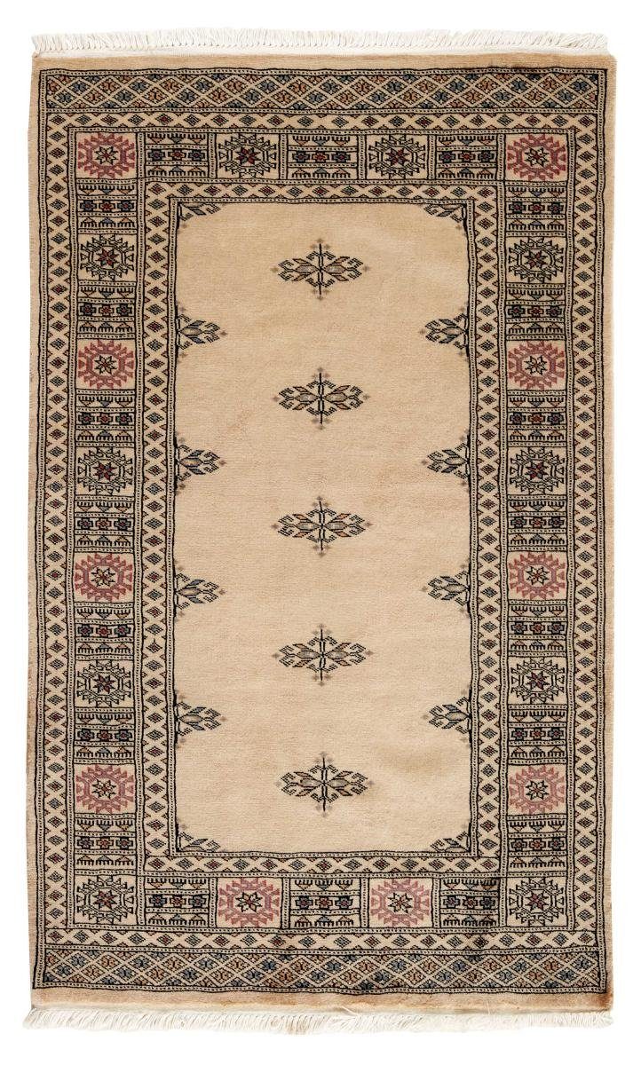 Orientteppich Pakistan Buchara 3ply Handgeknüpfter Orientteppich, Nain 8 mm rechteckig, 94x152 Trading, Höhe