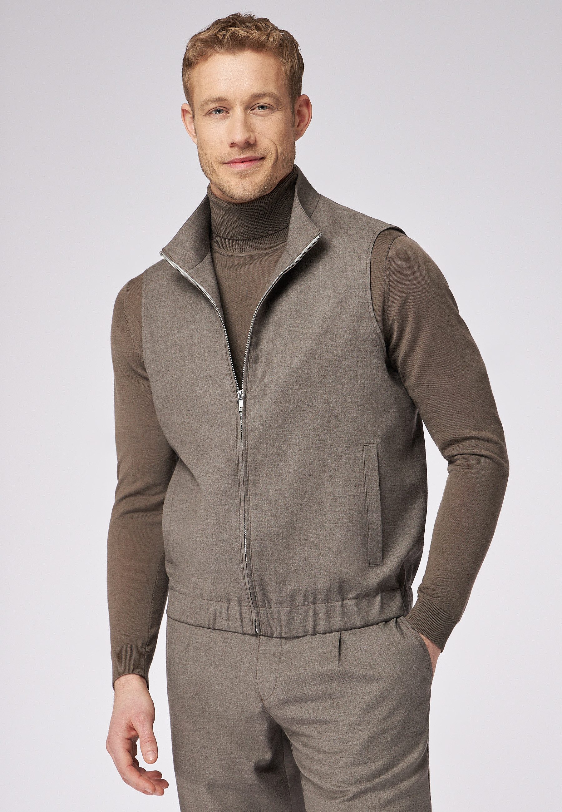 Roy Robson Kurzweste Mit Reißverschluss