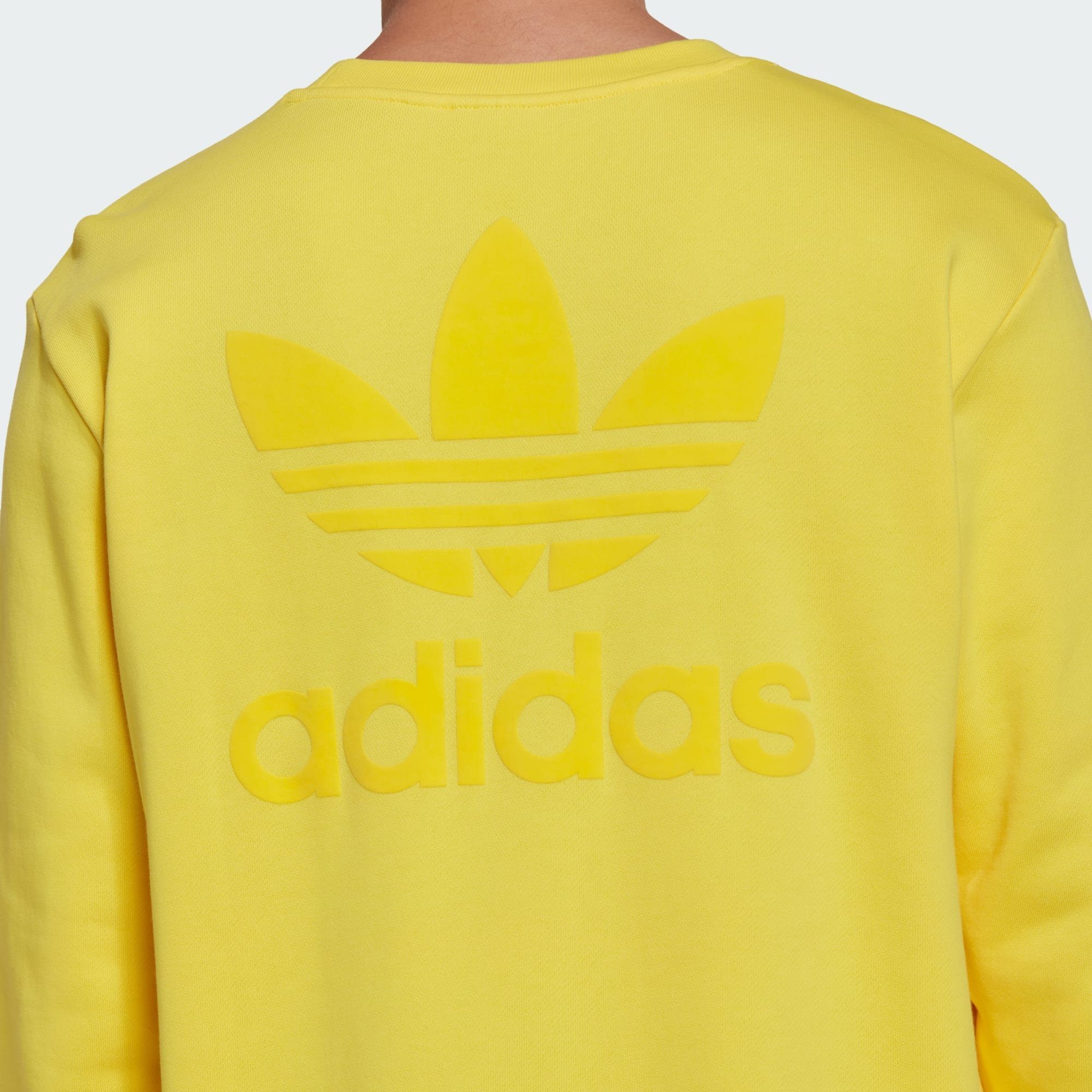 SWEATSHIRT adidas SERIES Originals STREET Sweatshirt TREFOIL Impact Yellow