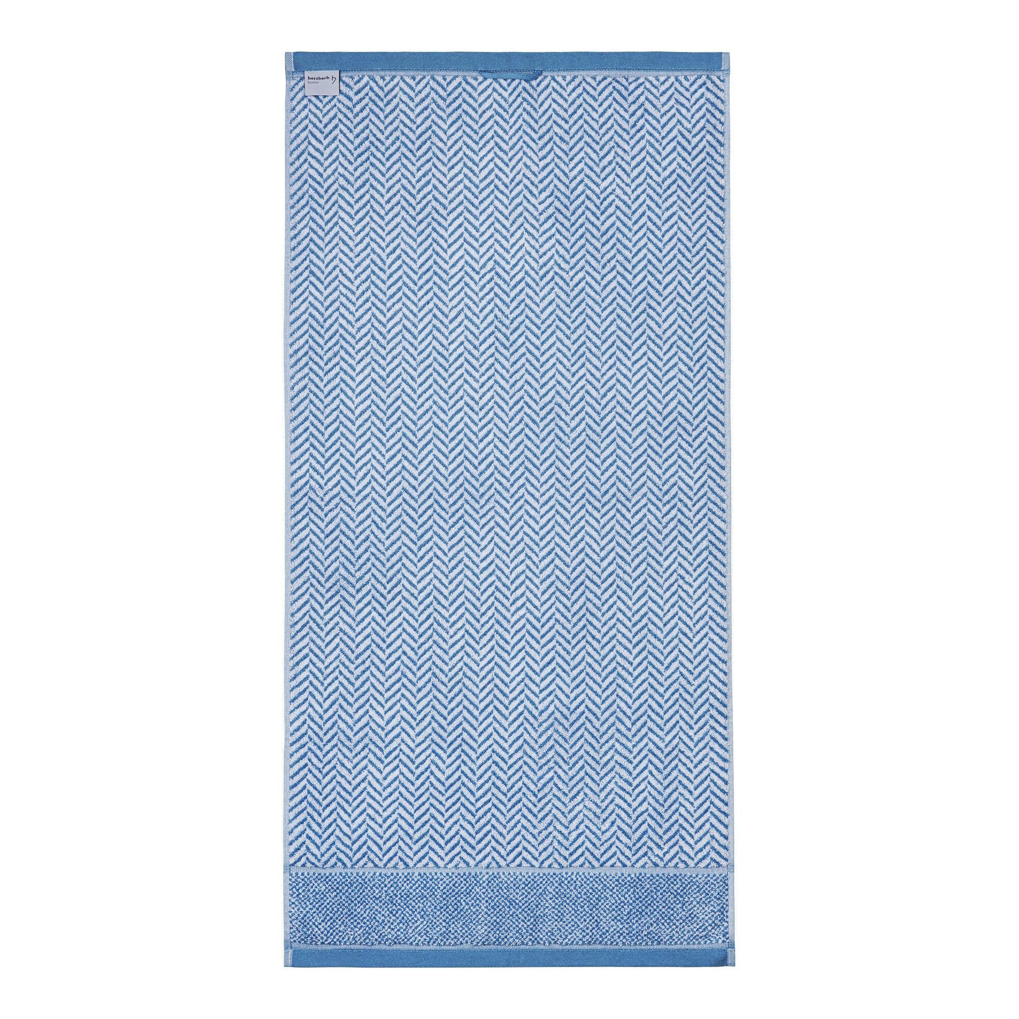 herzbach home Handtuch Set Italiana 50x100 cm, (2-St), 500g/m², Premium-Qualität, 100% Baumwolle, gemustert – Bild 2 von 4