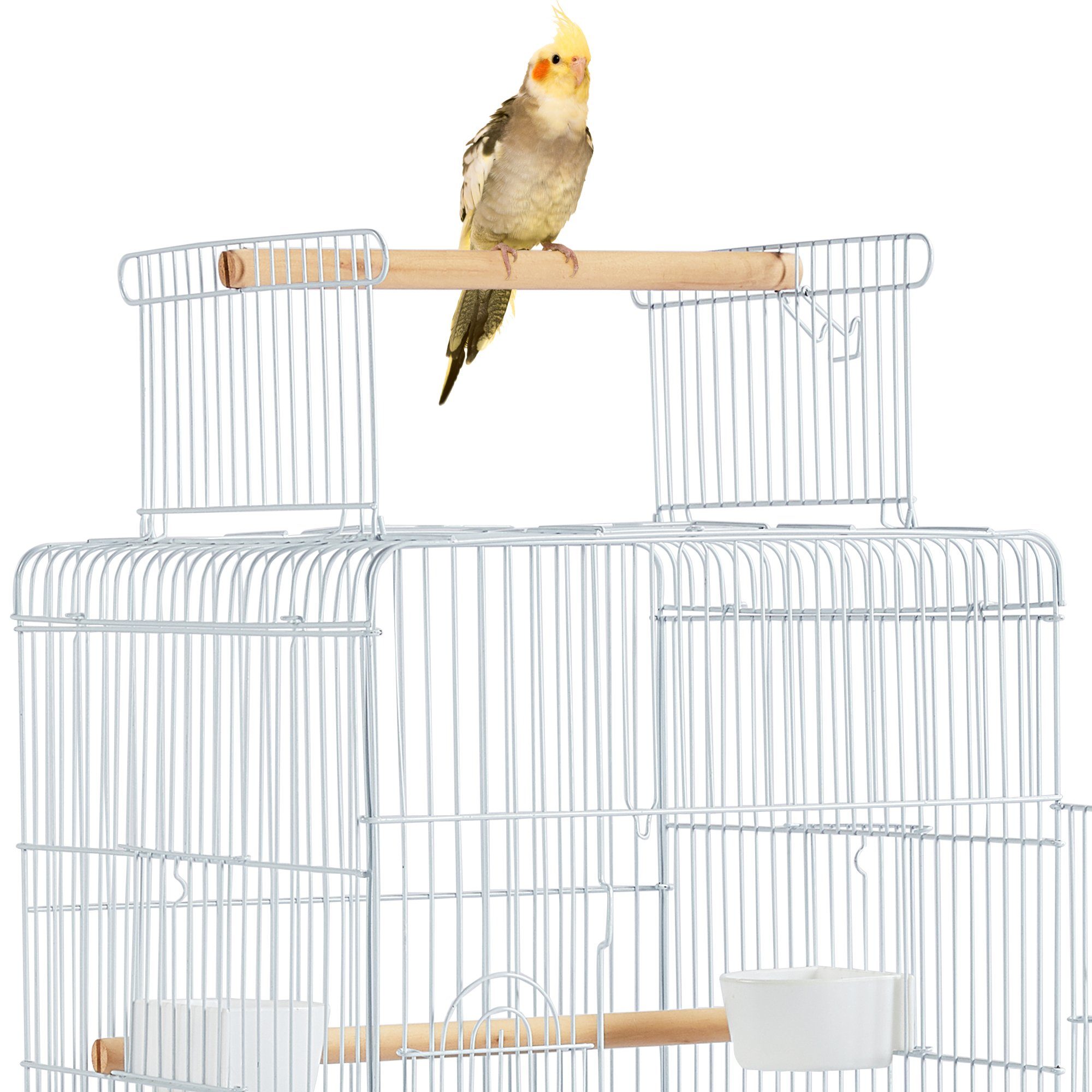 Yaheetech Vogelkäfig, Zusätzlicher Stauraum für Zubehör