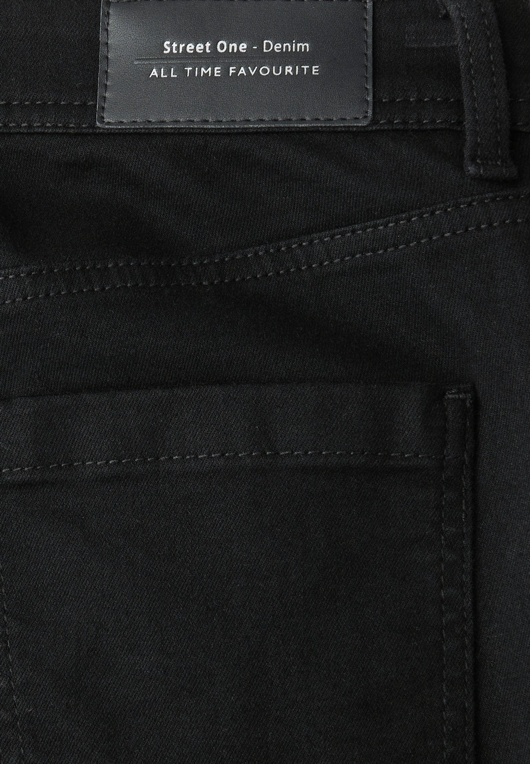 STREET ONE 5-Pocket-Hose Style QR Denim-Jane.mw.black günstig online kaufen