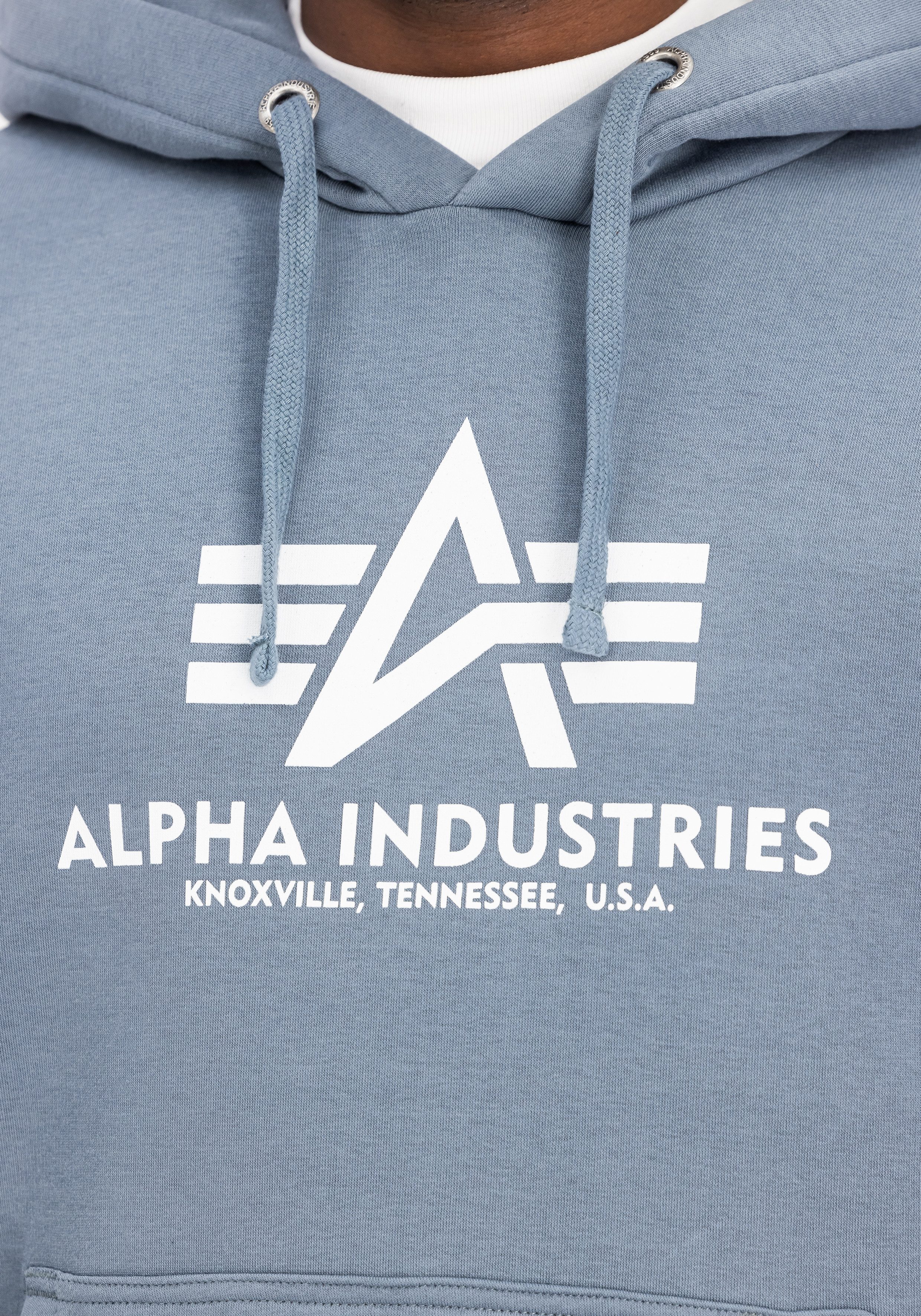 Alpha Industries Kapuzensweatshirt Basic Hoody Baumwollmischung, regular fit