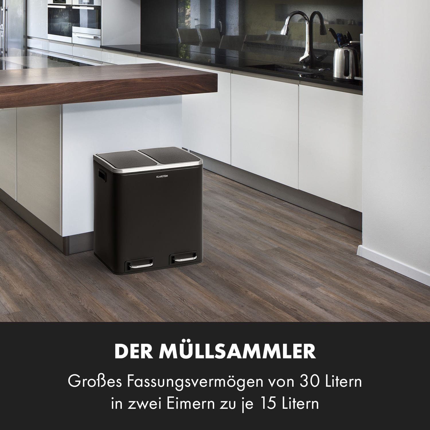 Klarstein Mülltrennsystem Trash Gordon