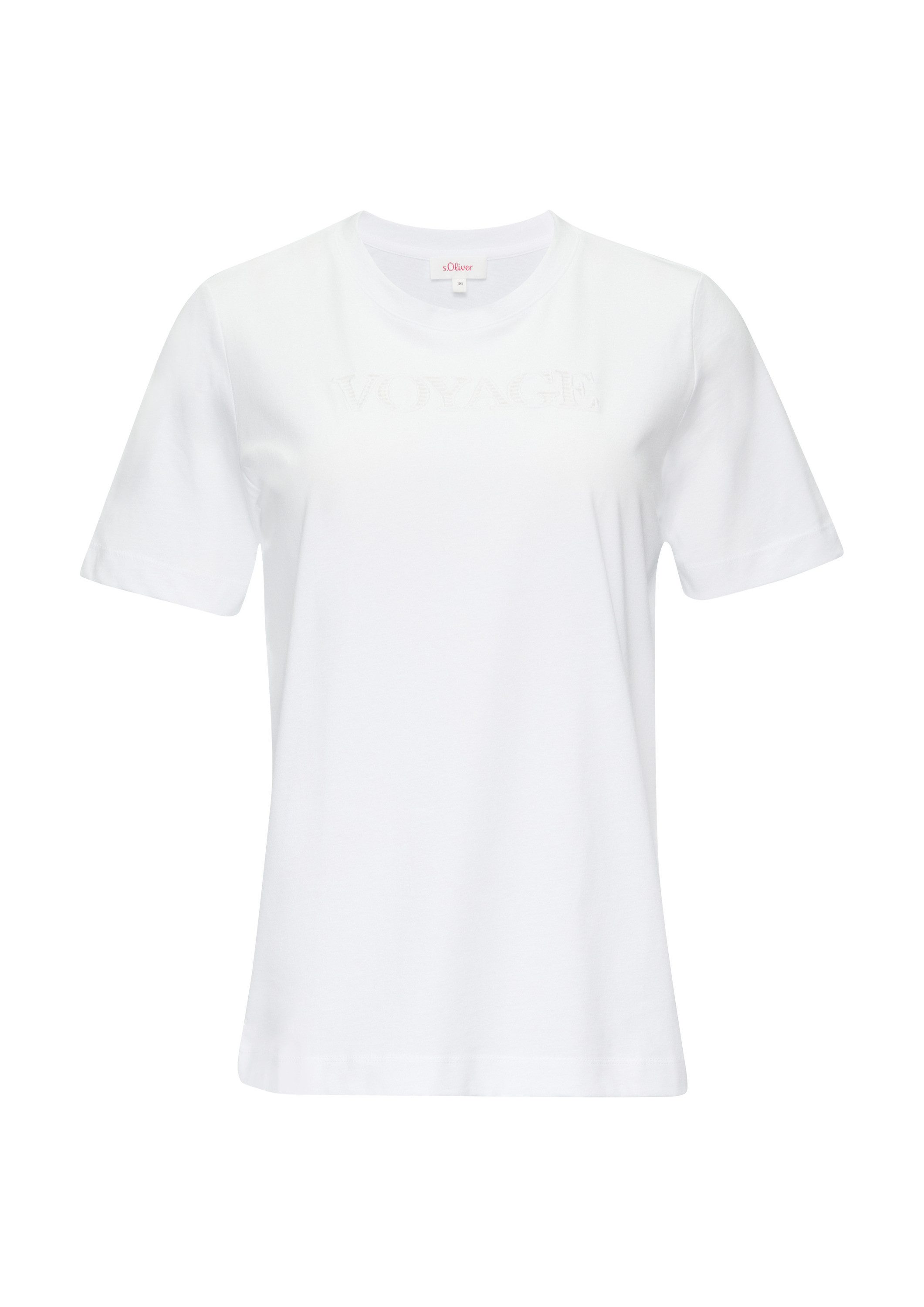 s.Oliver Kurzarmshirt T-Shirt (1-tlg) günstig online kaufen