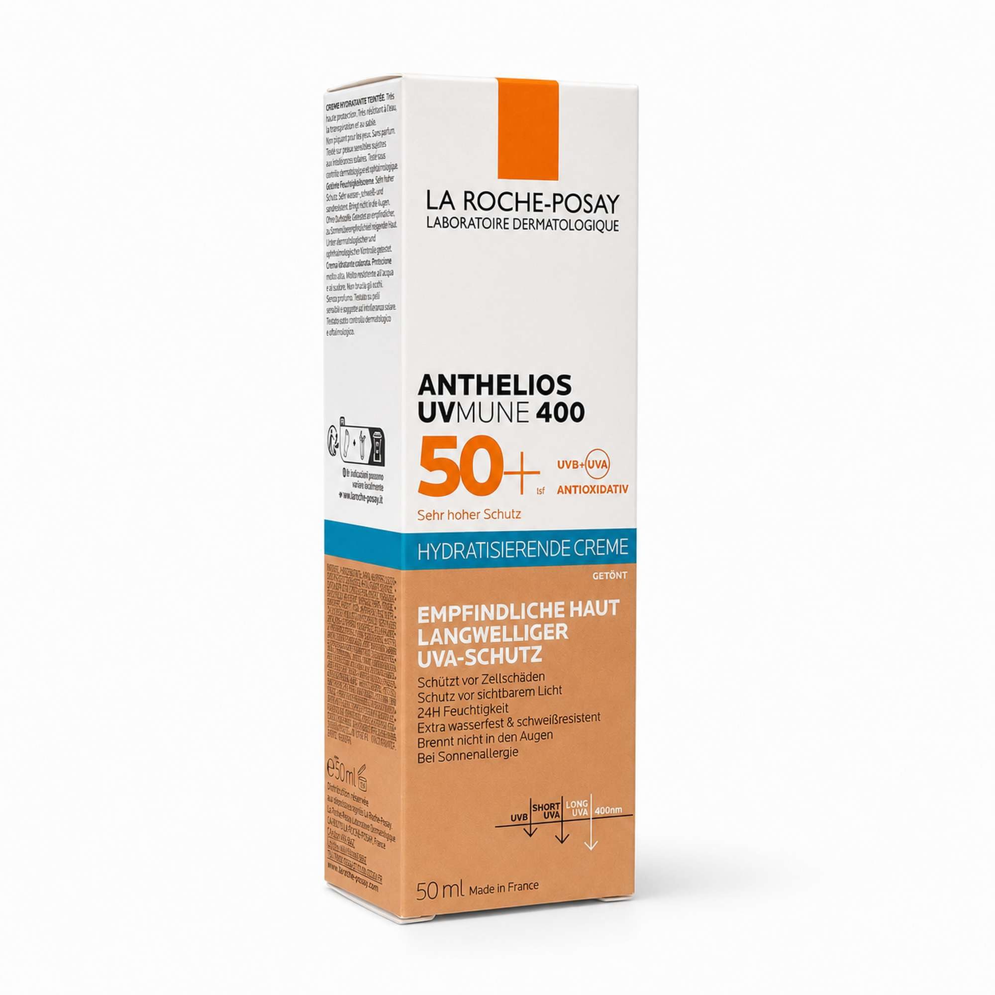 La Roche-Posay Sonnenschutzcreme LA ROCHE-POSAY Anthelios hydratis.Cre.getönt LSF 50+ 50ml – Bild 4 von 5