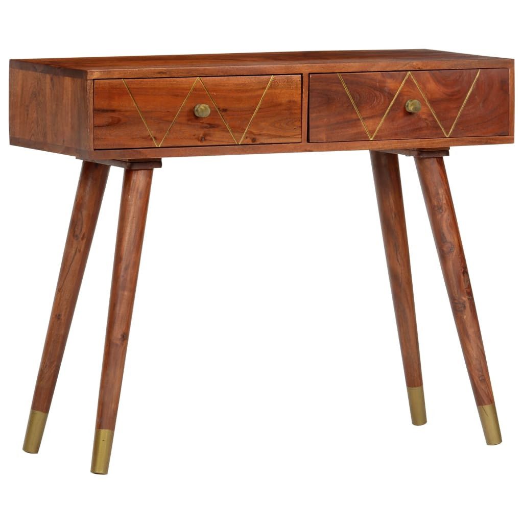 vidaXL Beistelltisch Konsolentisch 90×35×76 cm Massivholz