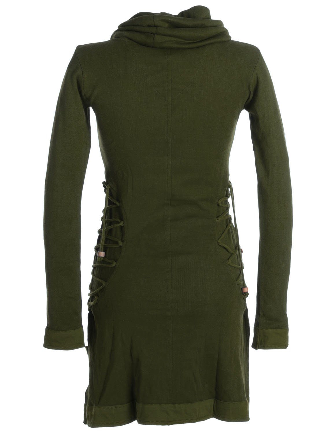 Vishes Jerseykleid Kleid mit langem Kapuzenkragen günstig online kaufen
