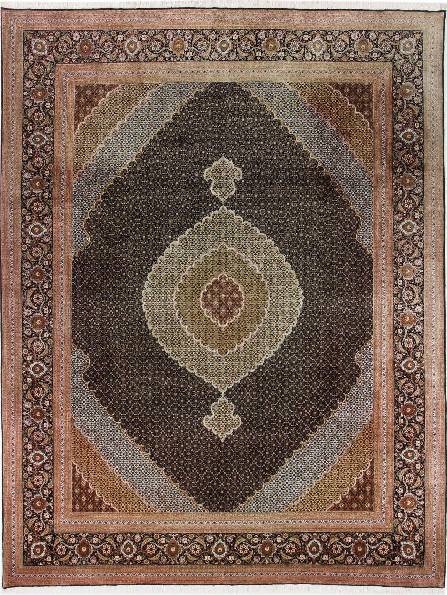 Orientteppich Täbriz Mahi Sherkat 299x395 Handgeknüpfter Orientteppich, Nain Trading, rechteckig, Höhe: 7 mm