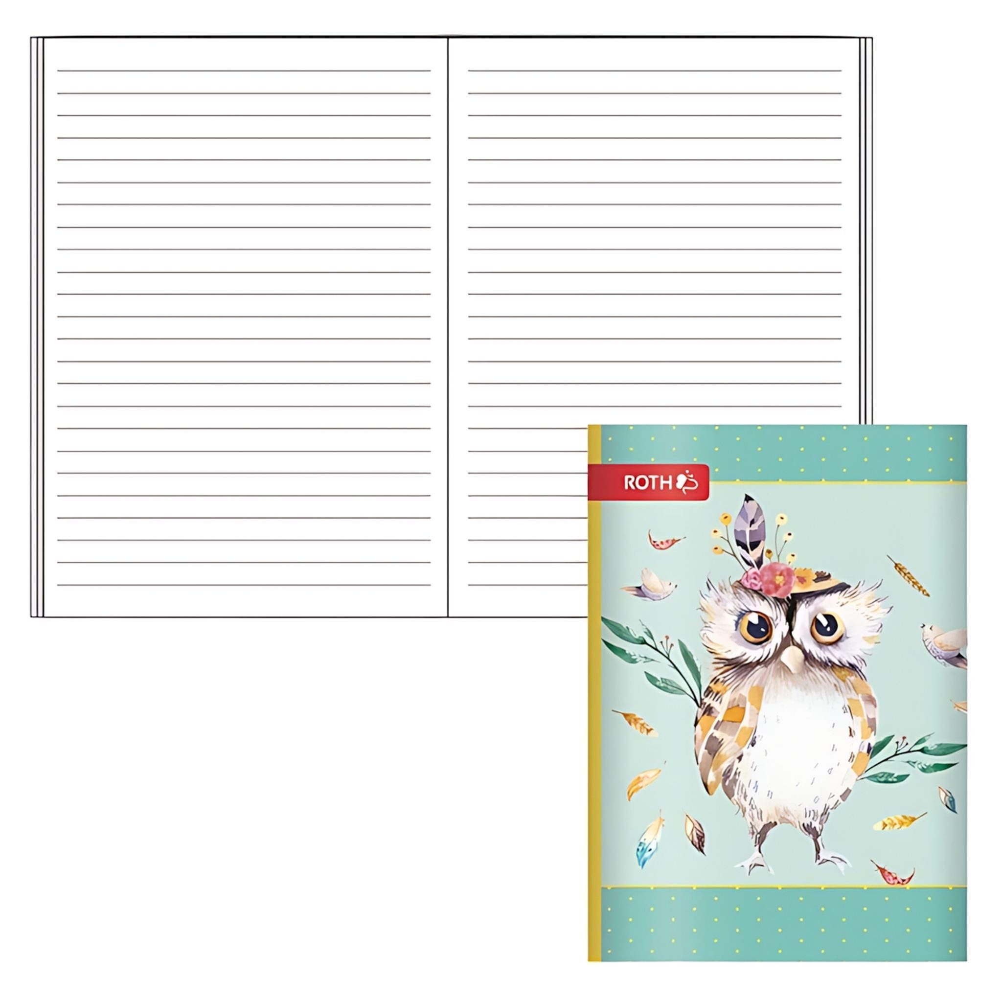 Roth Schulheft Roth Muttihefte/ Oktavhefte Eule Lieselotte