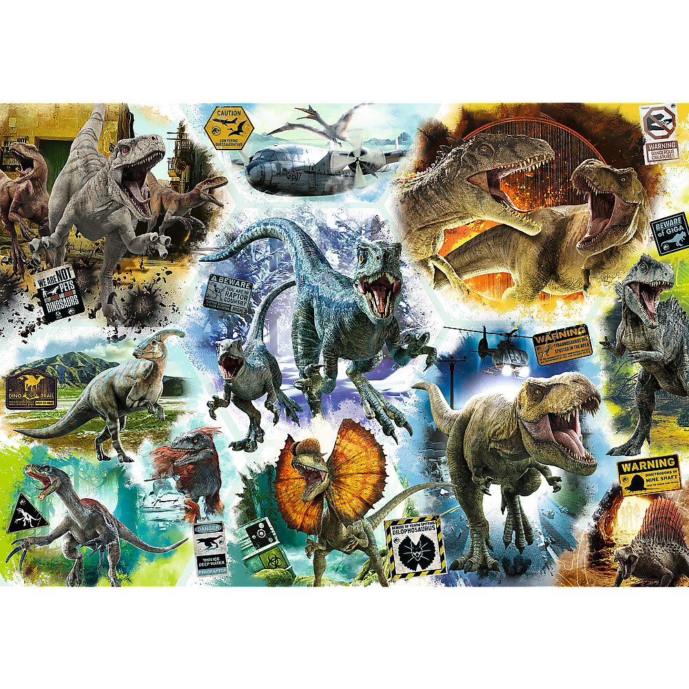 Trefl Puzzle Dinosaurier World 10727 Puzzleteile Puzzle, 1000 Trefl Jurassic