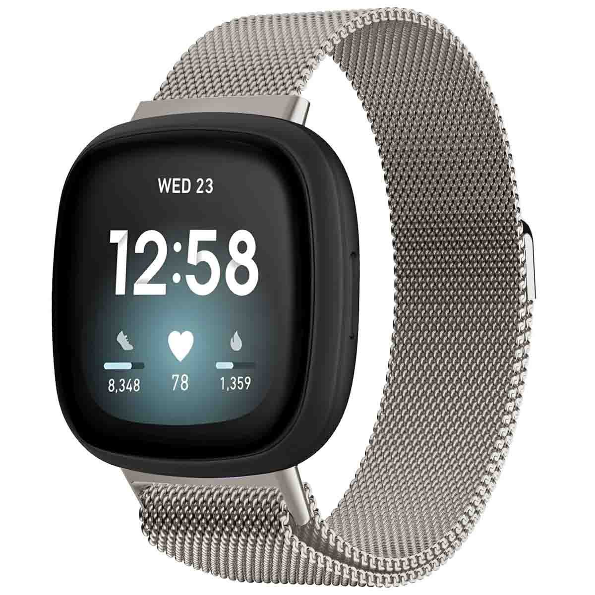 imoshion Smartwatch-Armband imoshion Magnetisches Milanaise Armband für das Fitbit Versa 4/ 3 / S